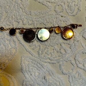Kate Spade Mod Gold Charm Bracelet - Very Good Condition